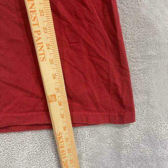 Vintage Marithe +‎ Francois Girbaud Crewneck Spellout T-Shirt Tee Men's 2XL Red - Picture 5 of 7